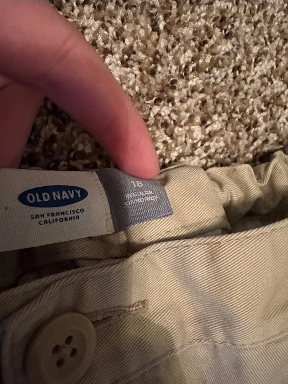 Boy’s Beige Casual Pants Old Navy